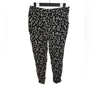 Zara Animal Print Pull On Bloomer Pants